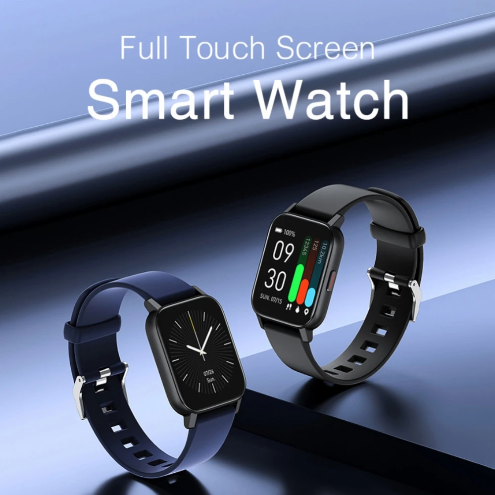 

1.3" Touch Screen Smartwatch Fitness Sports Watch Heart Rate Message Notification Sleep Monitor IP68 Waterproof Smart Wristband