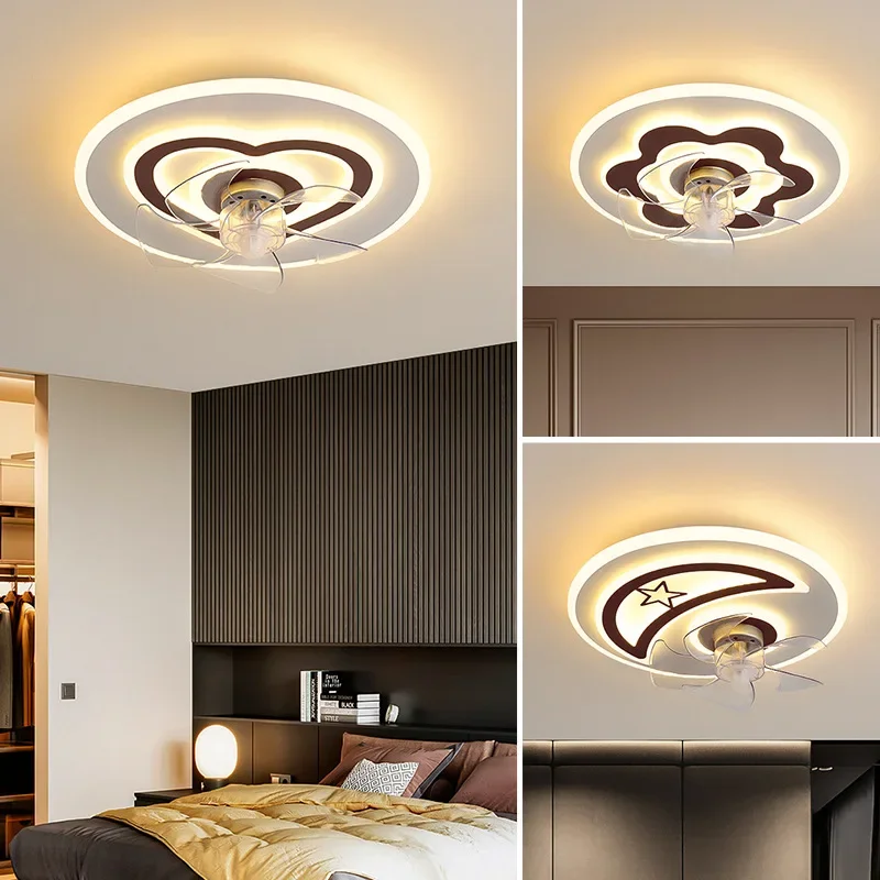 Новинка 2024 ультратонкий потолочный вентилятор светильник домашний