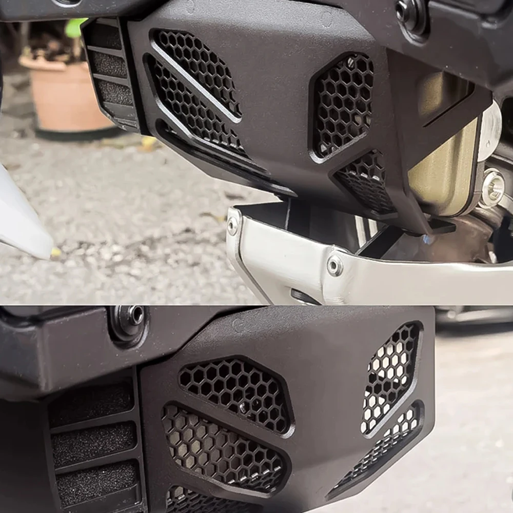 

For Ducati DesertX 2022 2023 Engine Chassis Shroud Fairing Exhaust Shield Guard Cover Protect Radiator Grille Crap Flap Desert X
