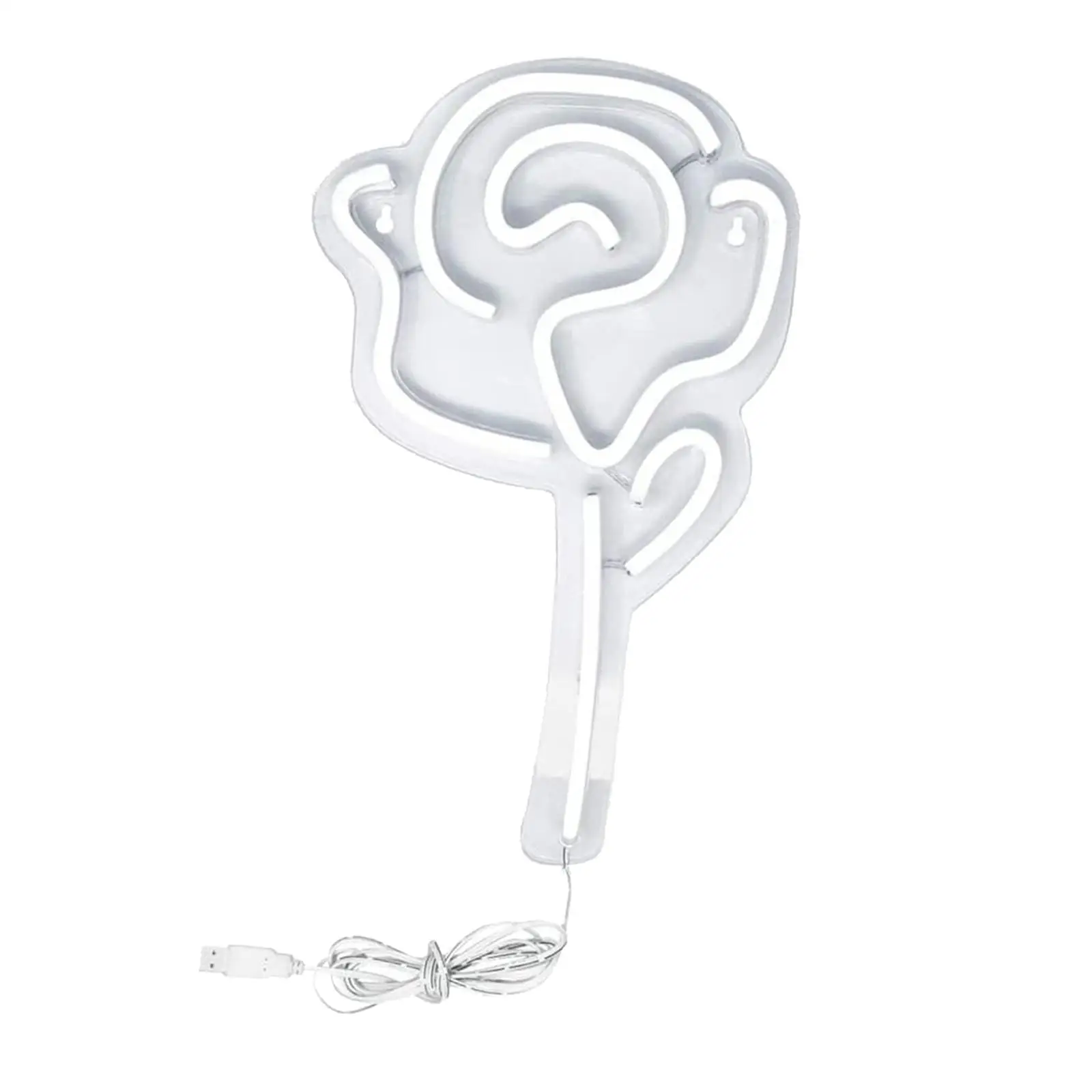 

Red Rose Flower Neon Signs Wall Party Pub Room Kids Room Windows Garage for Cool Light Decoration