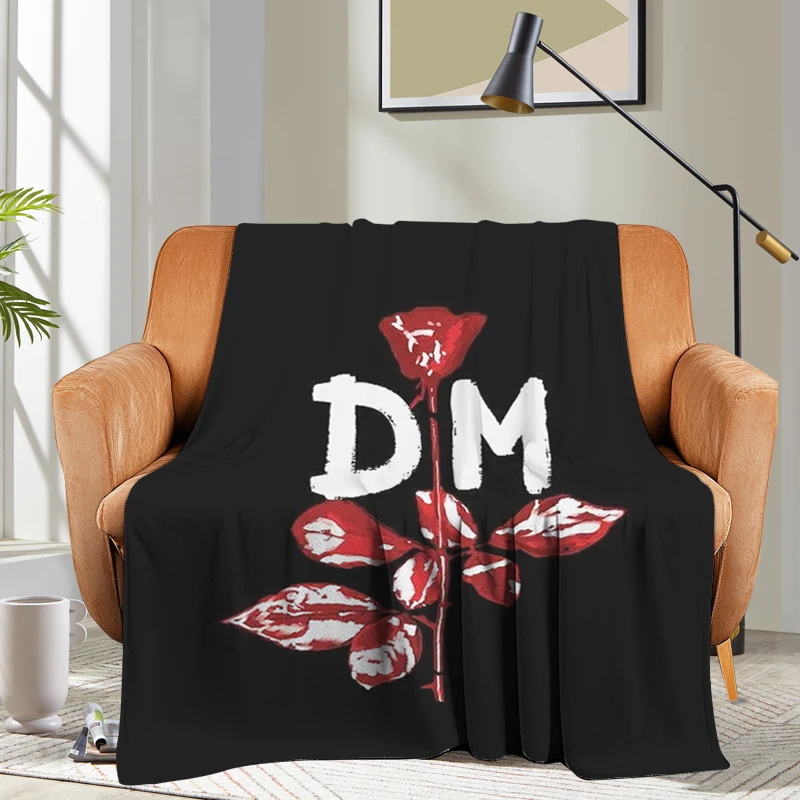Пушистые мягкие одеяла на зиму теплые G-Depeche G-Mode постельное белье из микрофибры