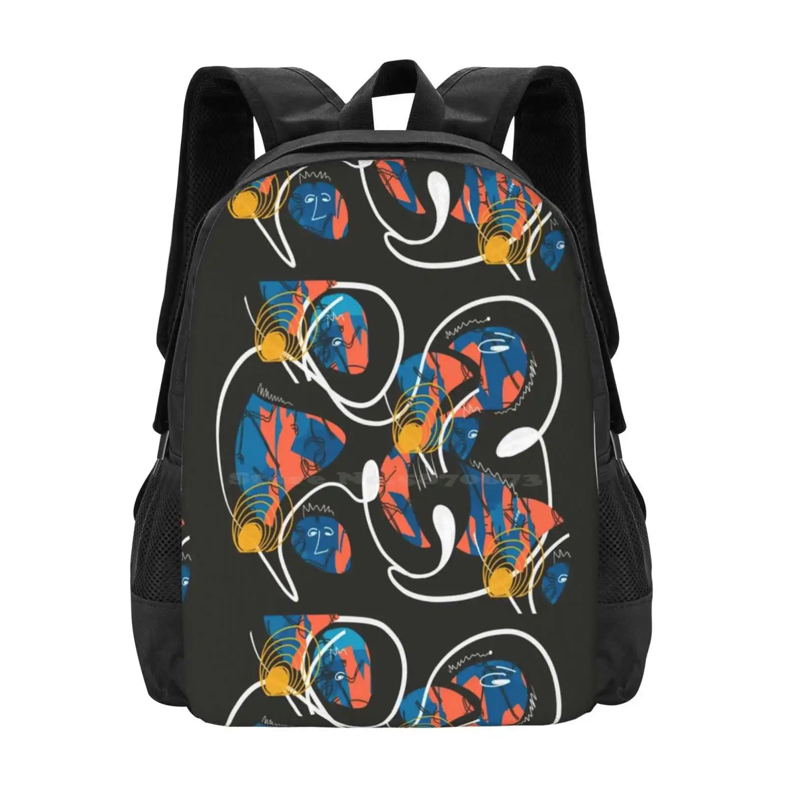 

Imagining Backpack For Student School Laptop Travel Bag Pattern Colinsart Homewares