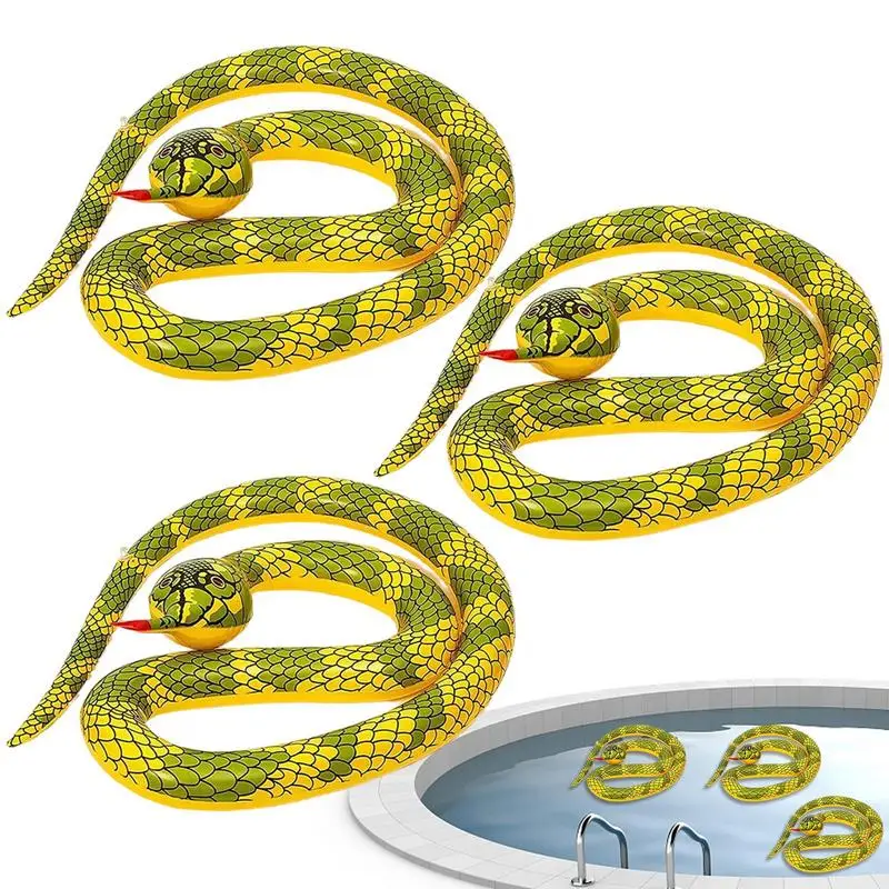 

3 шт., игрушка-змея для бассейна