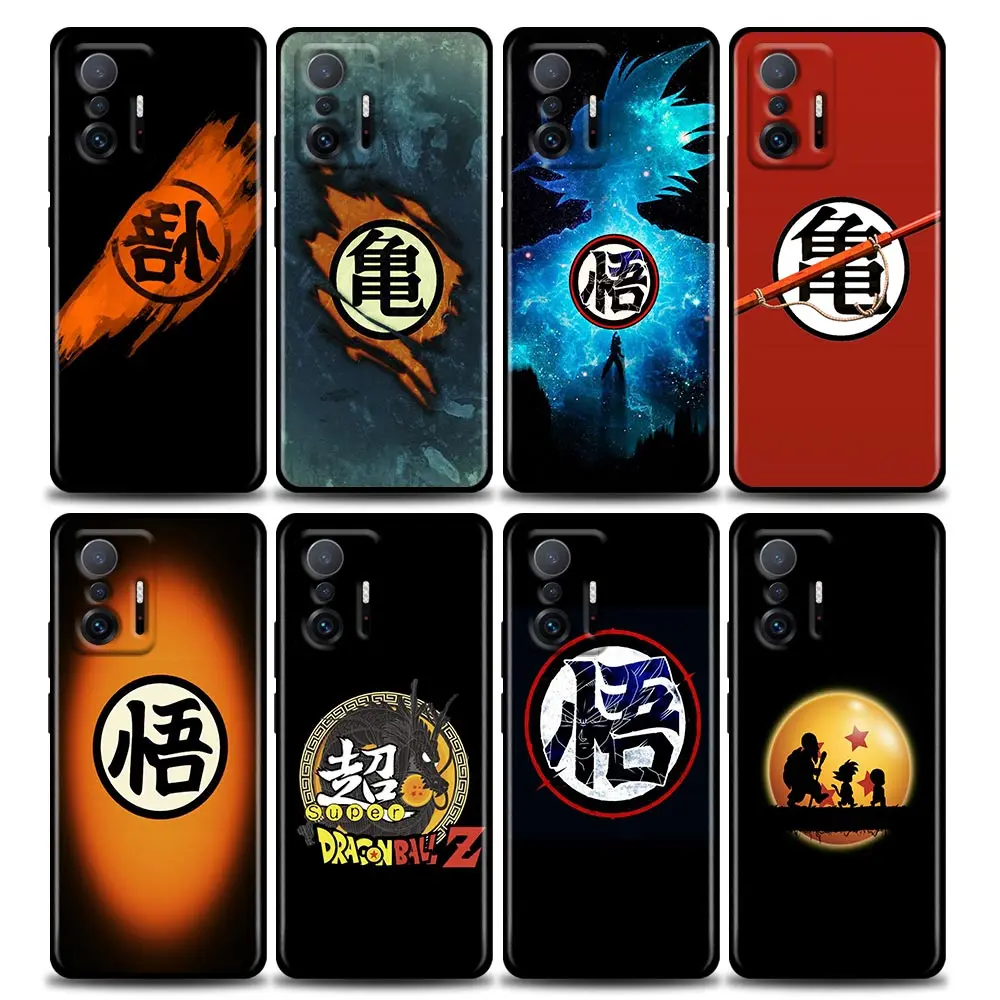 

Anime Dragon Ball Logo Phone Case for Xiaomi Mi 12 12X 11 Lite 11X 11T X3 X4 NFC M3 F3 GT M4 Pro Lite NE 5G Silicone Case BANDAI