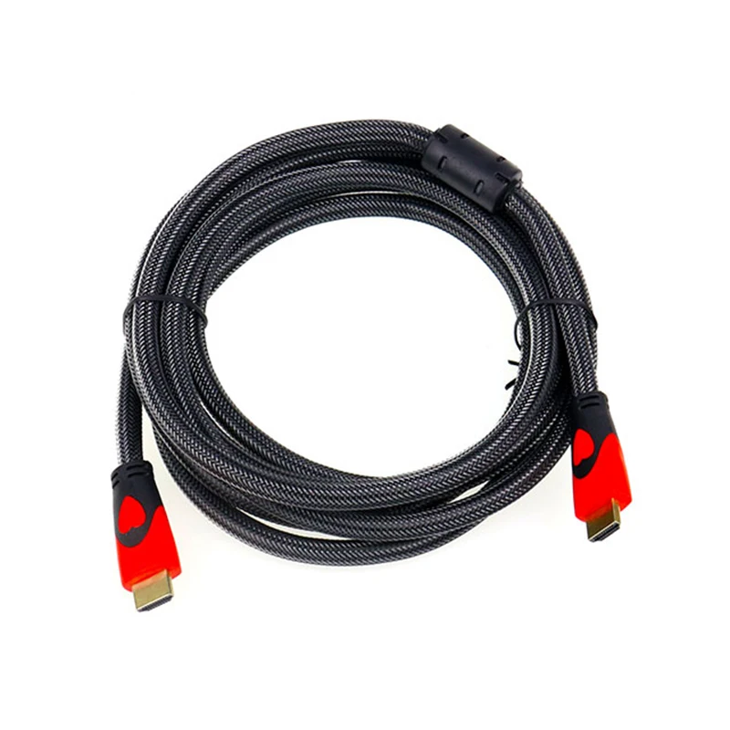 4K HDMI-совместимый кабель V1.4 из чистой меди штекер-штекер 24K позолоченный HD 1080P 3D для