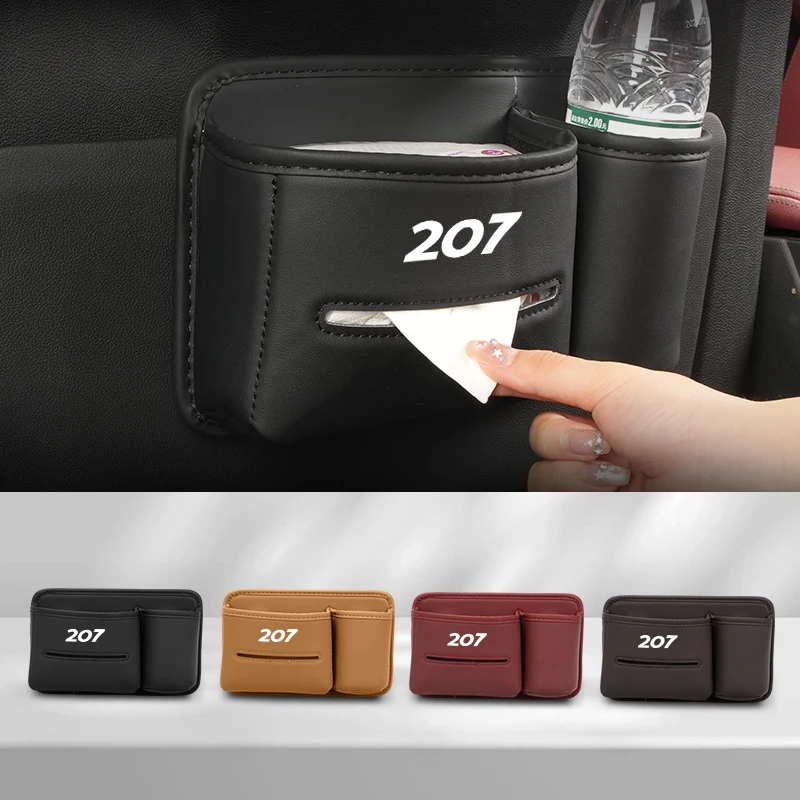 Кожаная сумка для хранения автомобильного сиденья держатель чашки органайзер