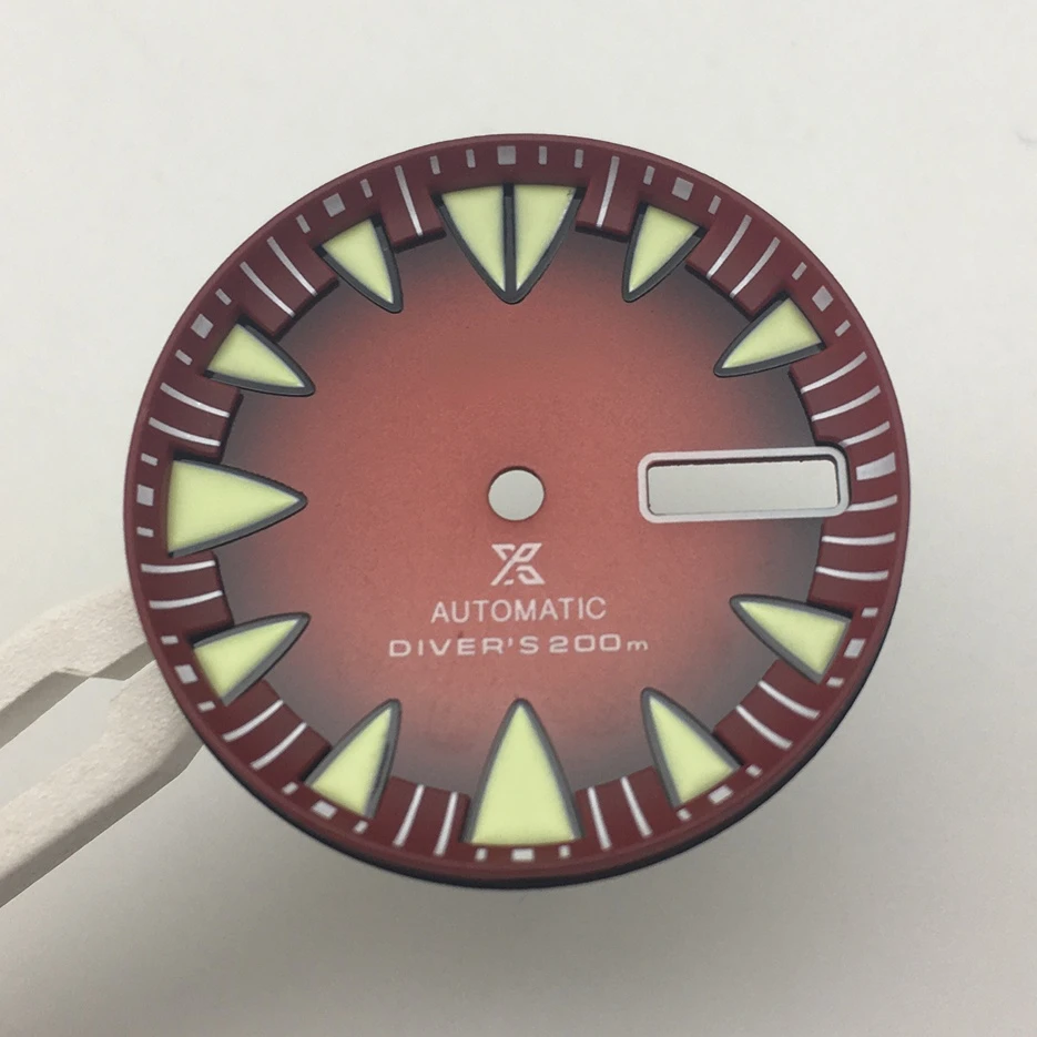 S MonsterNew 29mm watch Dial  Replaces Modified Dial with Luminous Literal Adaptation To NH36 Movement.