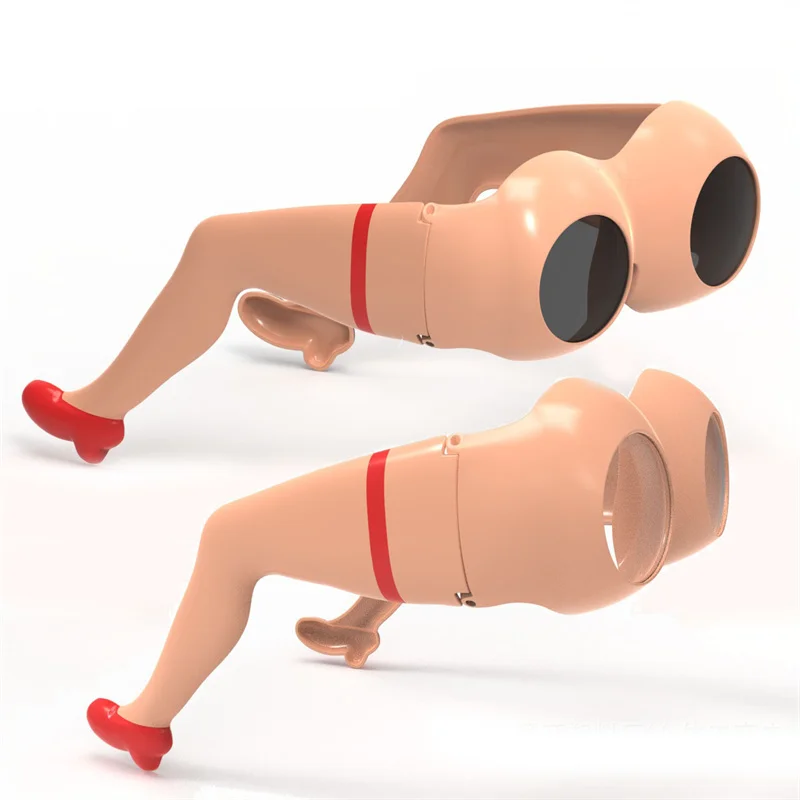 Новинка Забавные солнцезащитные очки с ягодицами портативные легкие взрослые