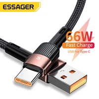 essager 6a 66w usb type c cable for huawei mate 40 50 xiaomi 11 10 pro samsung s21 fast charging usb c charger cable data cord