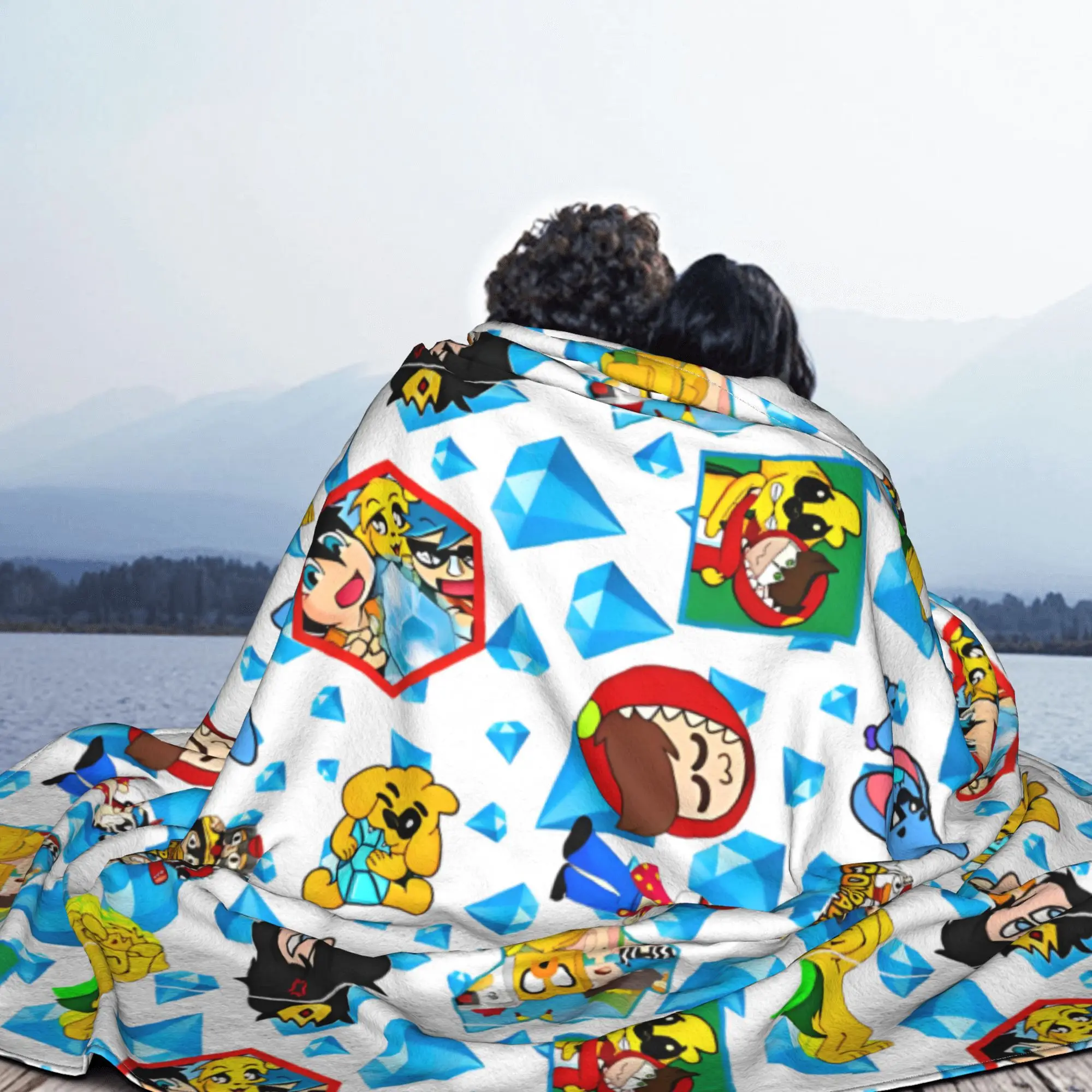 Mikecracks узор коралловый флис плюшевые пледы мультяшные одеяла для дома и улицы