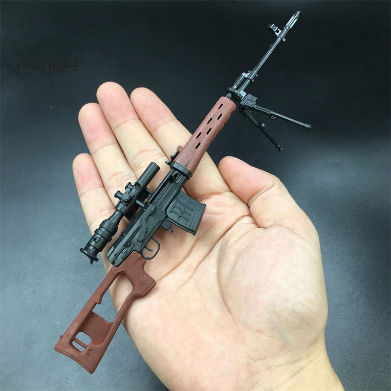 Модель снайперской винтовки в масштабе 1/6 модель оружия 4D AWM MK14 подходит для