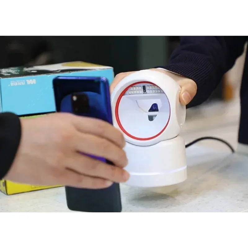 HF680 Ручная визуализация площади USB-сканер Штрих-код QR-код 2D-сканер штрих-кода