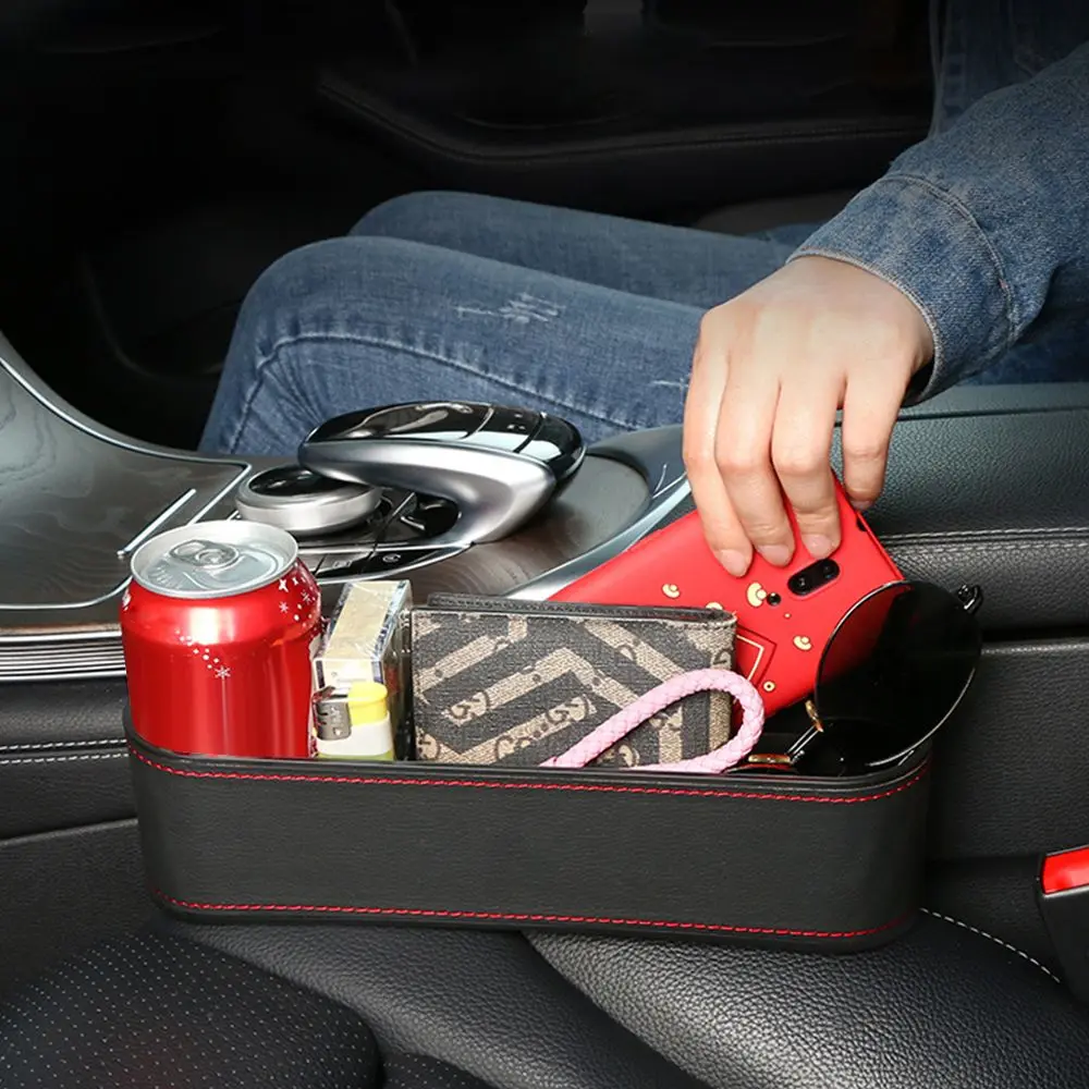 

Multi-function Universal Cargo Storage Anti-skid Car Organizer Box Organizer Container Auto Gap Catcher Cup Holder