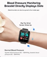 d20 sport smart watch for man woman gift digital smartwatch fitness tracker wristwatch bracelet blood pressure android ios y68s