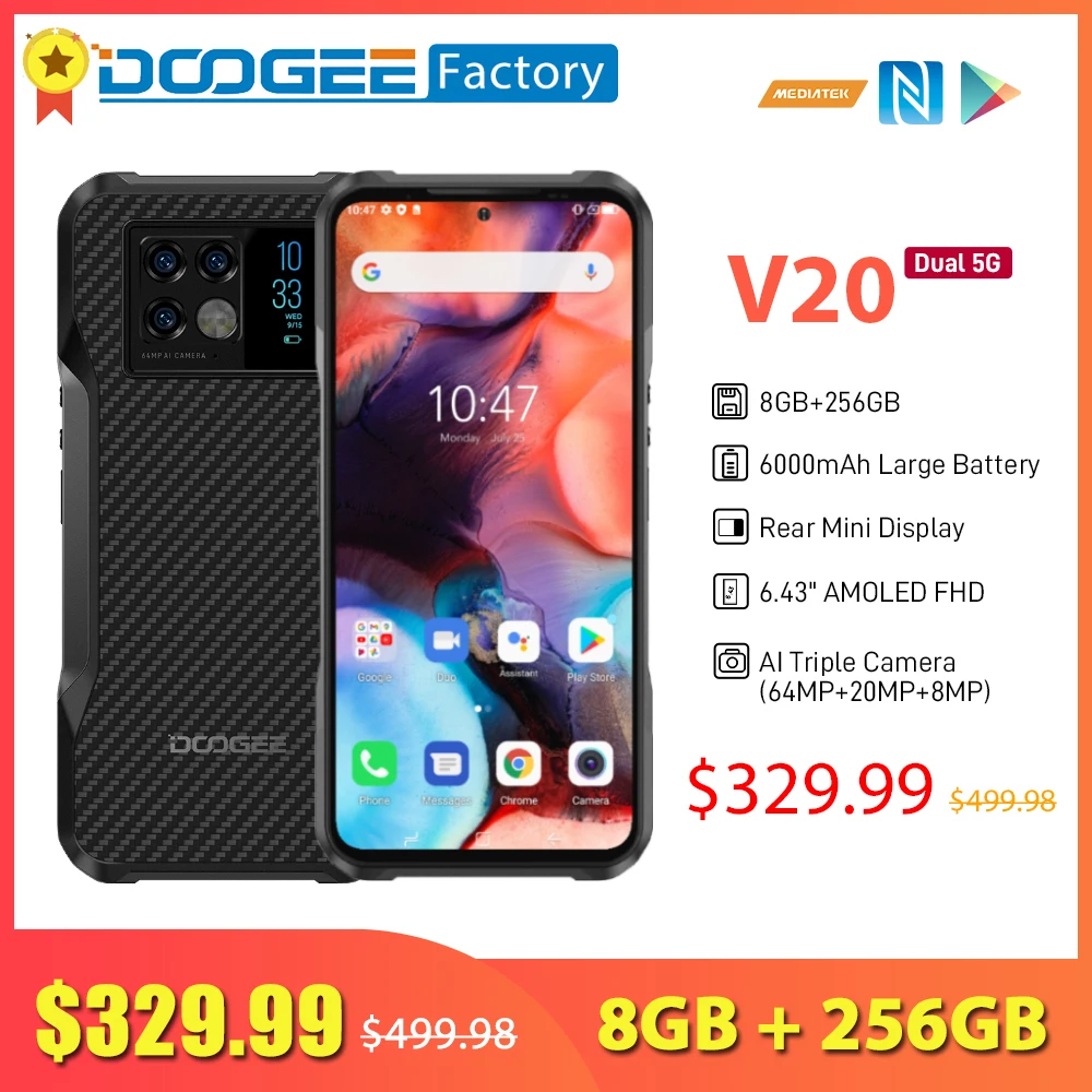 Doogee V20 8 256 Купить
