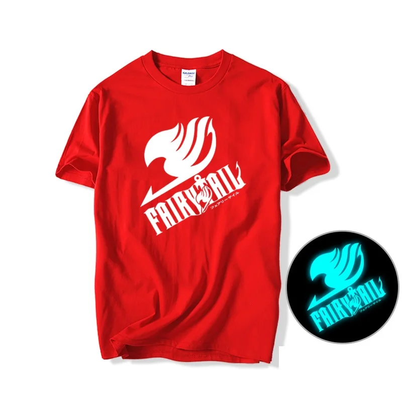 Повседневная хлопковая Футболка с логотипом Феи хвоста из мультфильма унисекс -