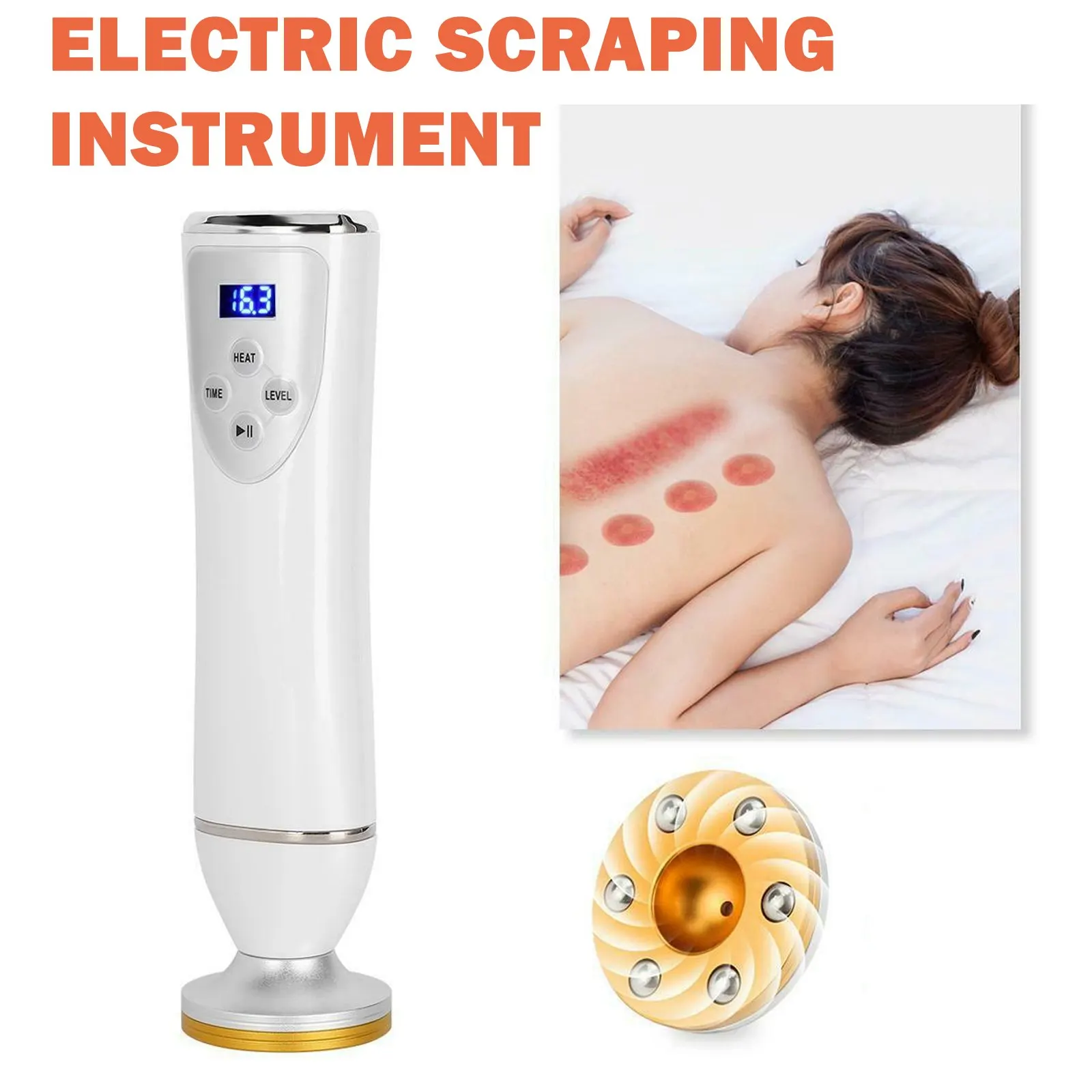 

Portable Electric Cupping Massager Body Detoxification Scraping Therapy Fat Burning Meridian Dredging Body Care Physiotherapy