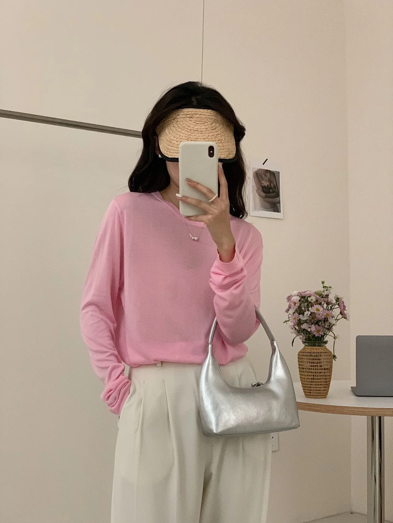 

2023 Early Spring Fashion New Women's clothing Long Sleeve Sweater Crew Neck T-shirt Top 0329
