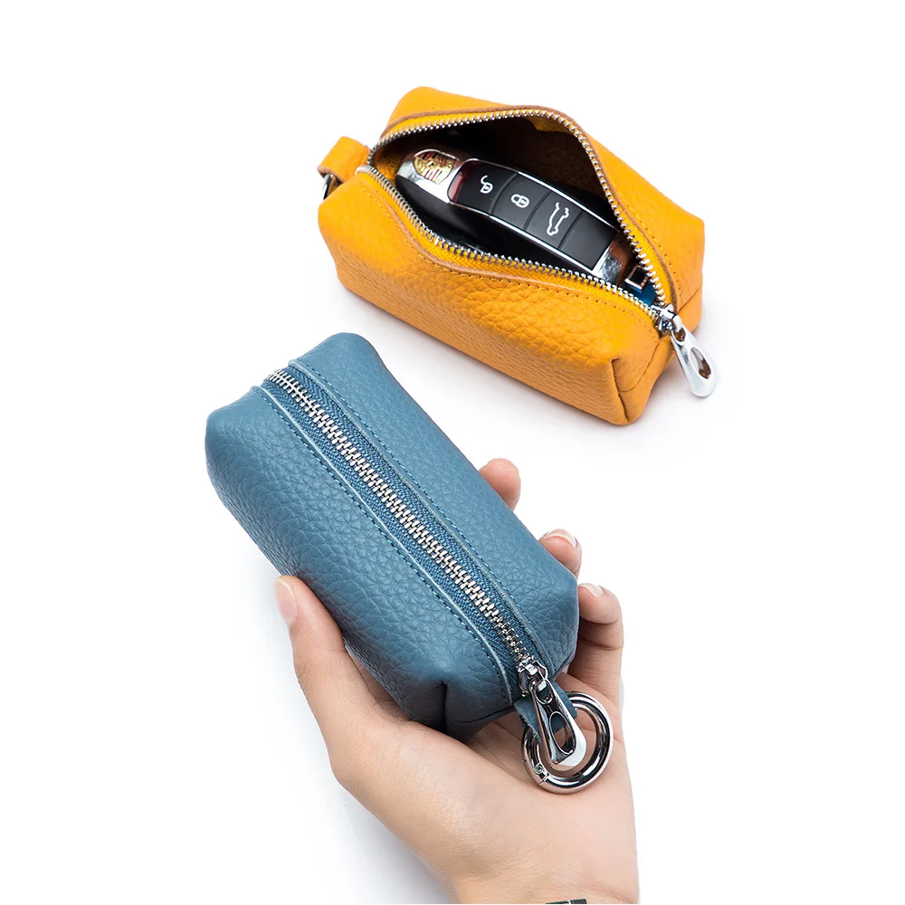 

Multi-functional Coin Purse Key Bag Soft Leather Household Large Capacity Key Bags Two-in-one Cute Keychain Pouch Key Holder