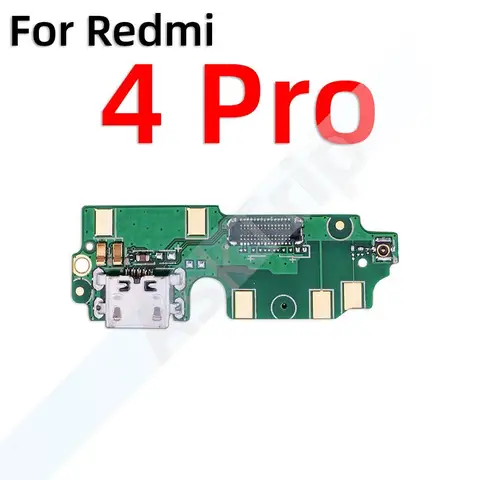 Нижняя док-станция, USB-зарядное устройство, микрофонная плата, разъем для зарядки, гибкий кабель для Xiaomi Redmi Note 4 4A 4x Pro Prime GloBal