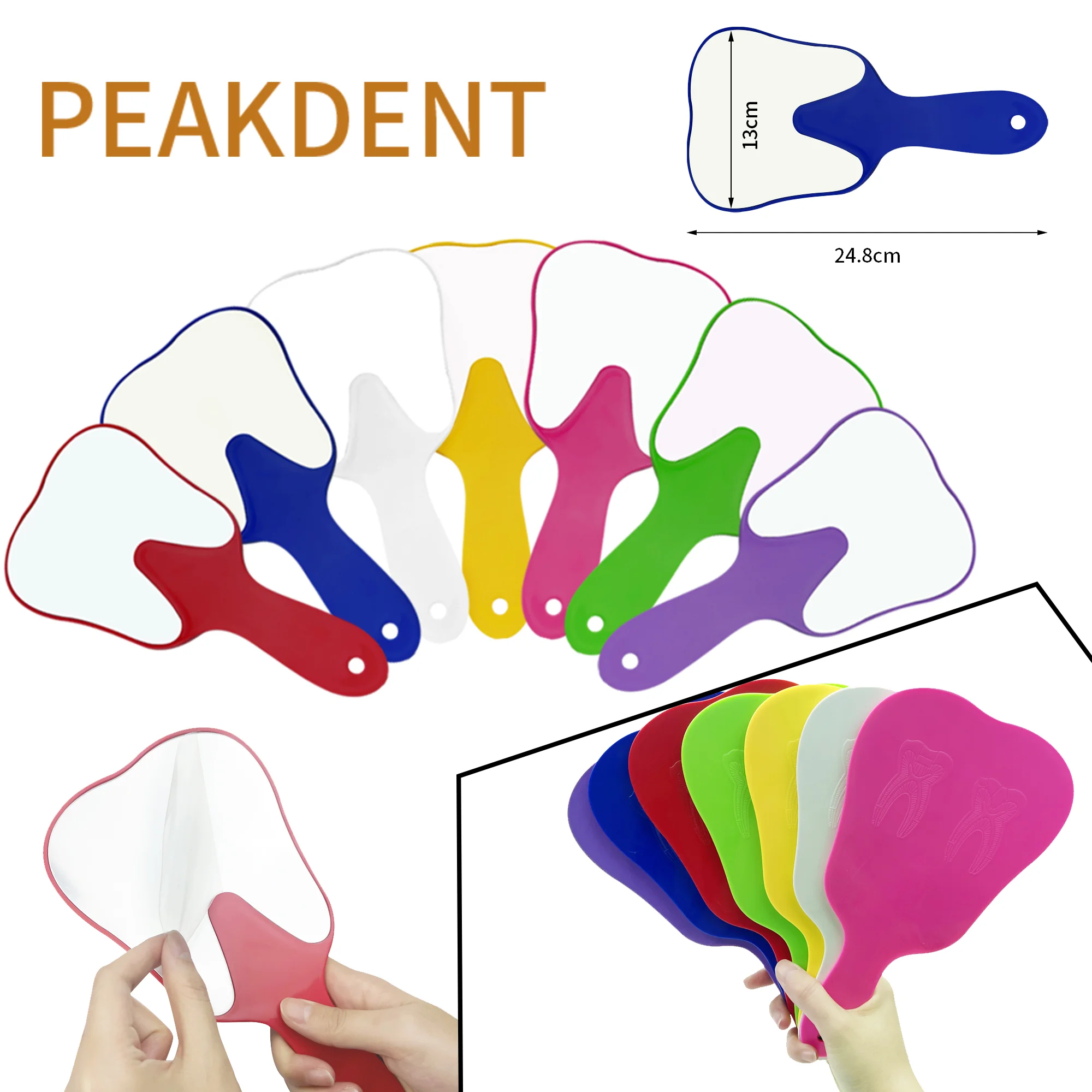 Ручное зеркало ручное пластиковое для макияжа аксессуары стоматологий