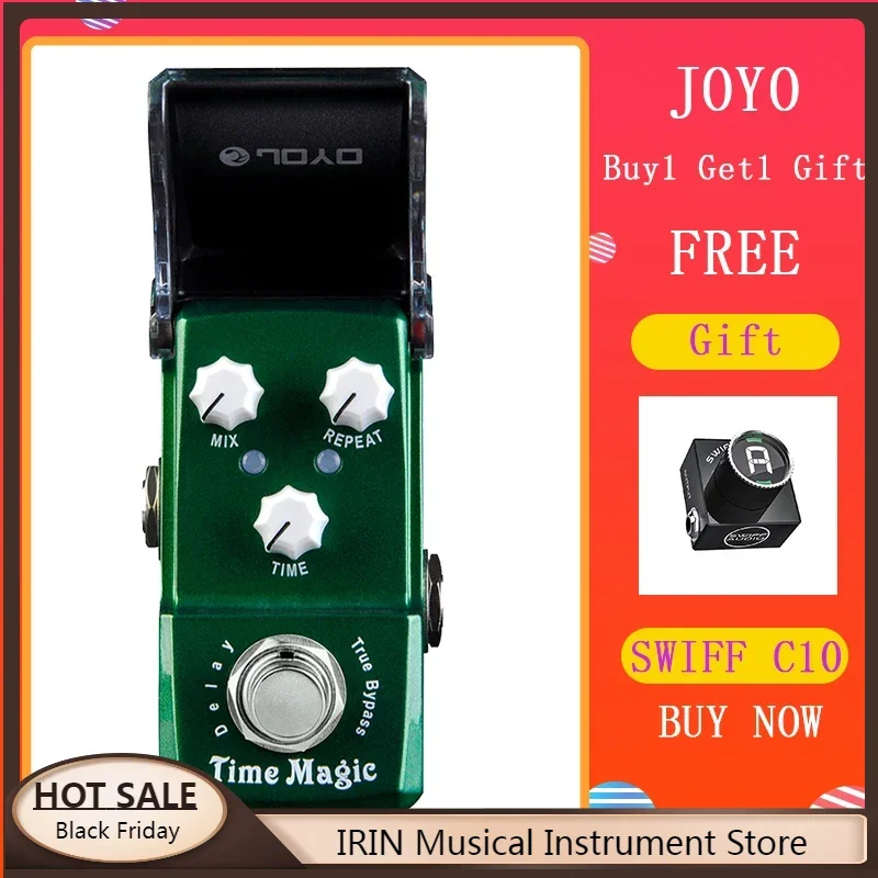 

JOYO JF-304 Time Magic Digital Delay Pedal Warm Tone Wide Delay Range Analog Sound Guitar Effect Pedal Guitar Parts & Accessory