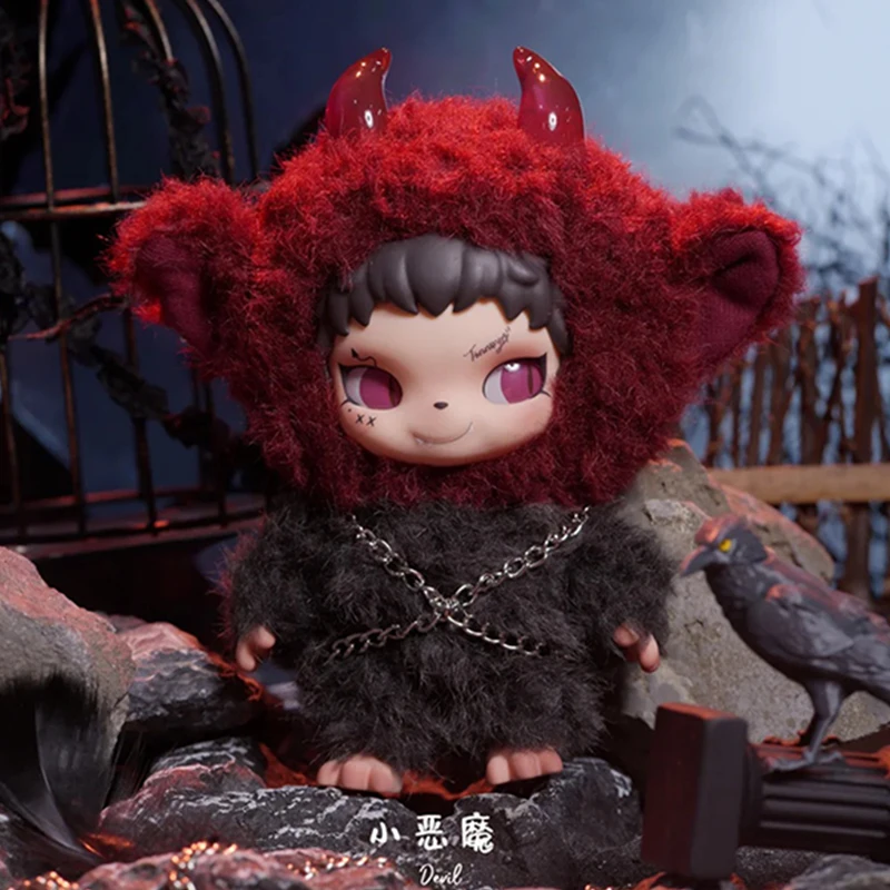 Фото Сюрприз-бокс Tinnaya The Witch's Game: Виниловые плюшевые фигурки, подвески «Черная ведьма», декоративные пакеты-сюрпризы, игрушки-сюрпризы, подарки №1
