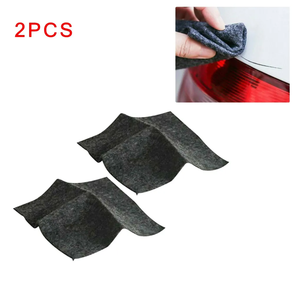 

2Pcs Nano Sparkle Car Scratch Remover Cloth Scratch -Eraser Surface Repair For Automobile Light Paint Scratches Remover Scuffs
