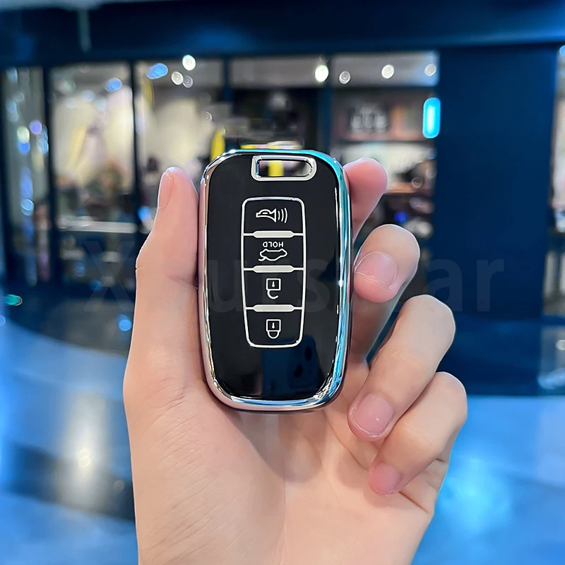 Для Kia Sorento Optima Forte Sportage K5 K2 3/4 кнопки чехол для смарт-ключа чехол-брелок для Hyundai IX35 Elantra Sonata 8 9