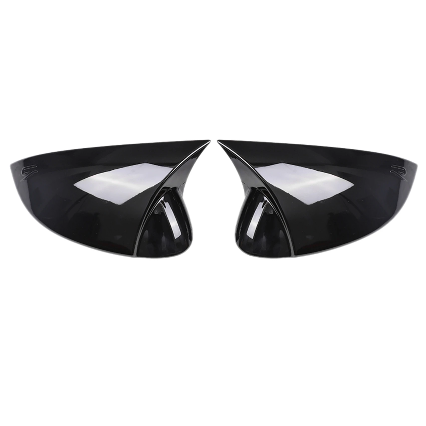 

Black Side Mirror Rearview Mirror Cover Cap Ox Horn for Golf 8 MK8 GTE GTD-R-Line 2020 2021 No Lane Assist