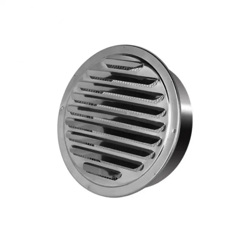 

Stainless Steel Exterior Wall Air Vent Grille Round Ducting Ventilation Grilles 75/80/100/120/150/160/180/200mm Air Vent