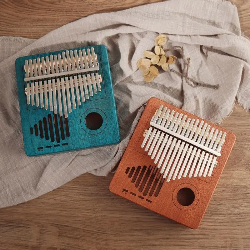 

Радиоформа Kalimba для начинающих, креативная деревянная однотонная клавиатура с вырезами, детские подарки на день рождения, новинка, музыкаль...