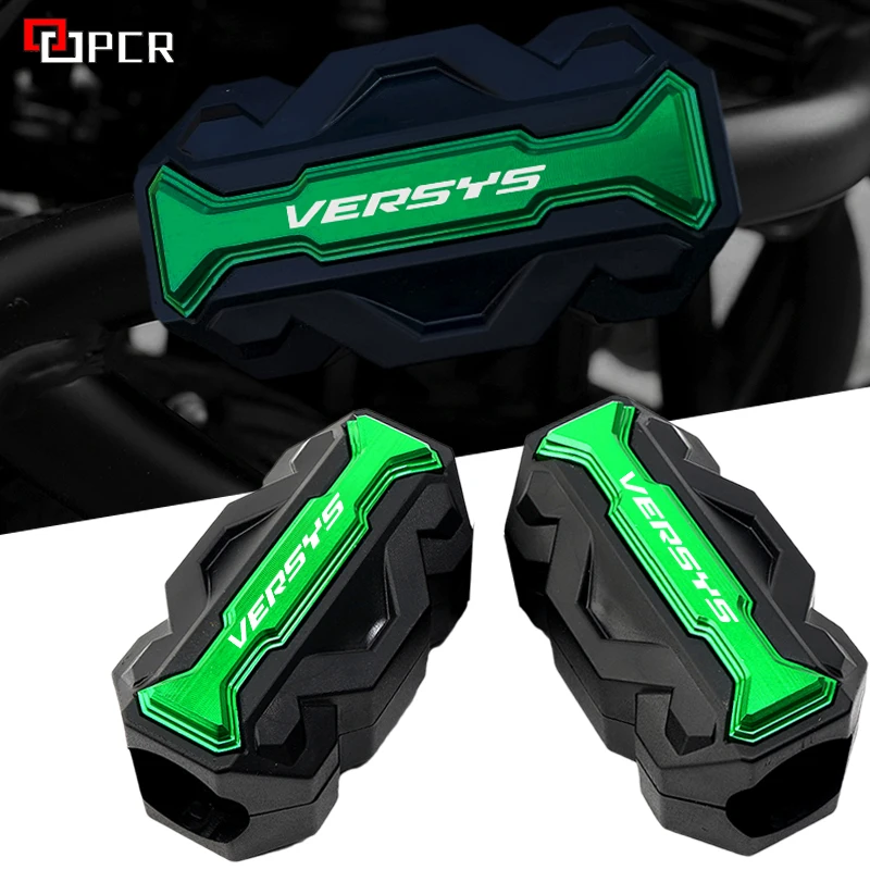 

Motorcycle Engine Guard Bumper Protection Decorative Block Crash Bar For Kawasaki Versys 650 1000 X300 2008 - 2019 2020 2021