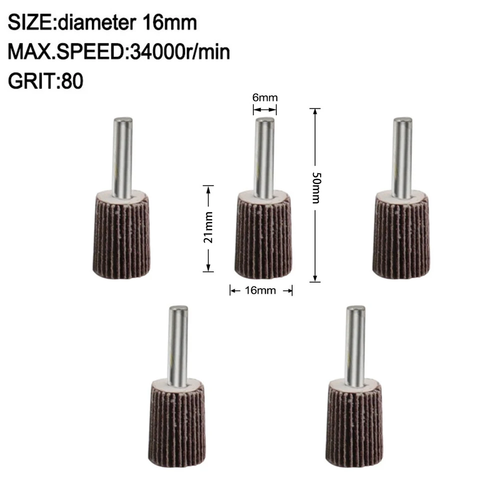 

5 шт., шлифовальные диски 16-40 мм, диаметр 80 Грит