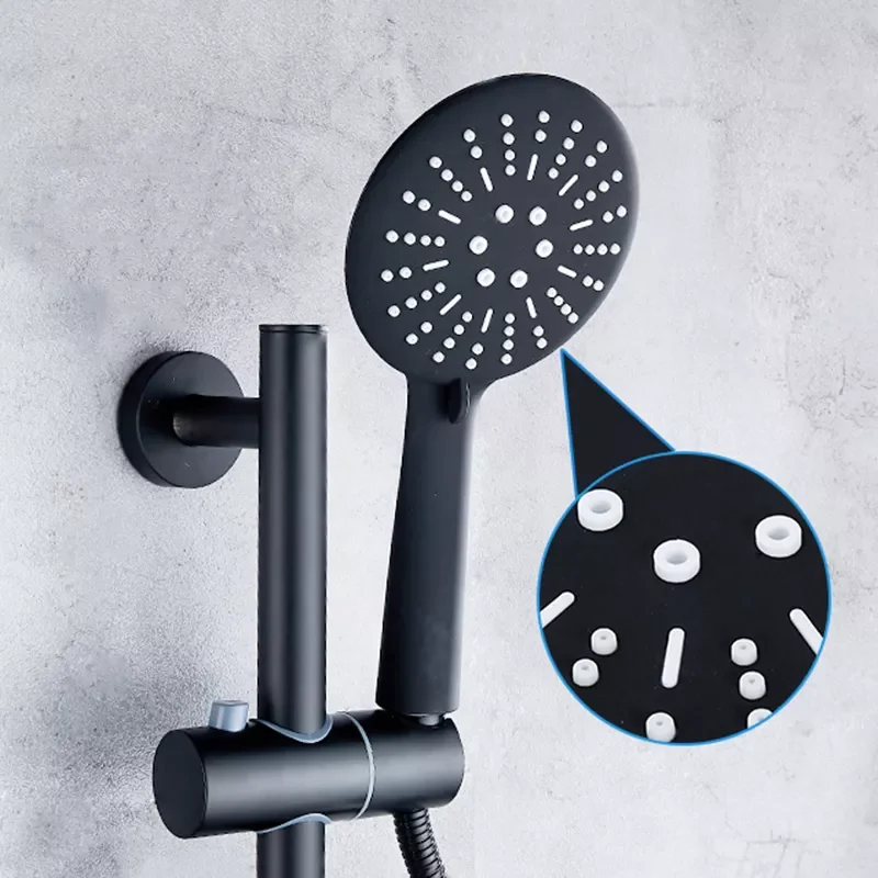 

Matte Black Shower Faucets Wall Mount Bathroom Shower Faucets Bathtub Faucet Mixer Tap Shower Mixer Valve Control Valve