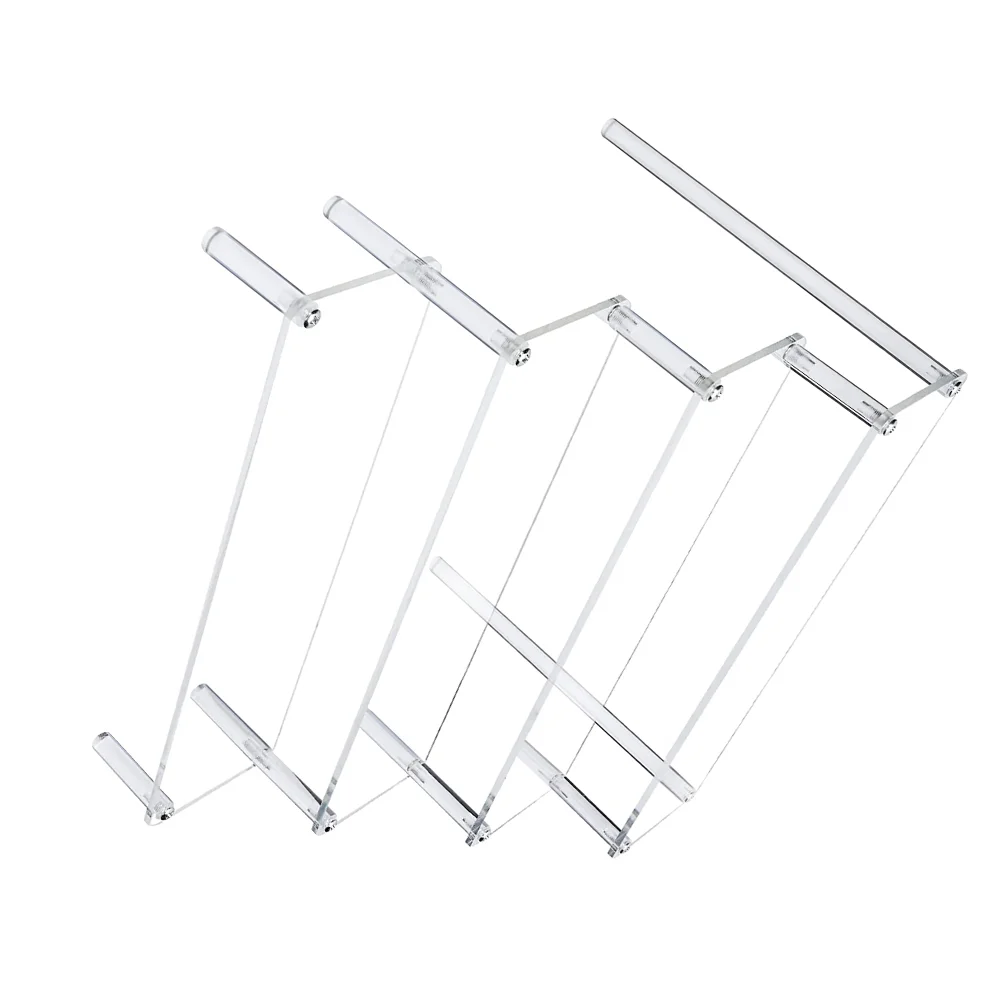 

Stand Four-layers Storage Holder Car Model Display Rack Acrylic Display Stand Detachable Ladder Shelf for Desk Office