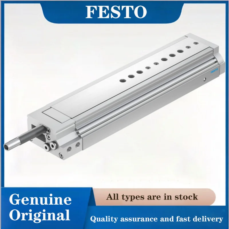 Фото Пневмоцилиндр FESTO 544029 DGSL-20-200-Y3A с двусторонней регулировкой и гидравлическим буфером для высокоточных линий дозирования полупроводников №1