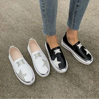 sports womens shoes fall 2022 new soft soles set foot single shoes outdoor casual flat shoes roman national style loafers