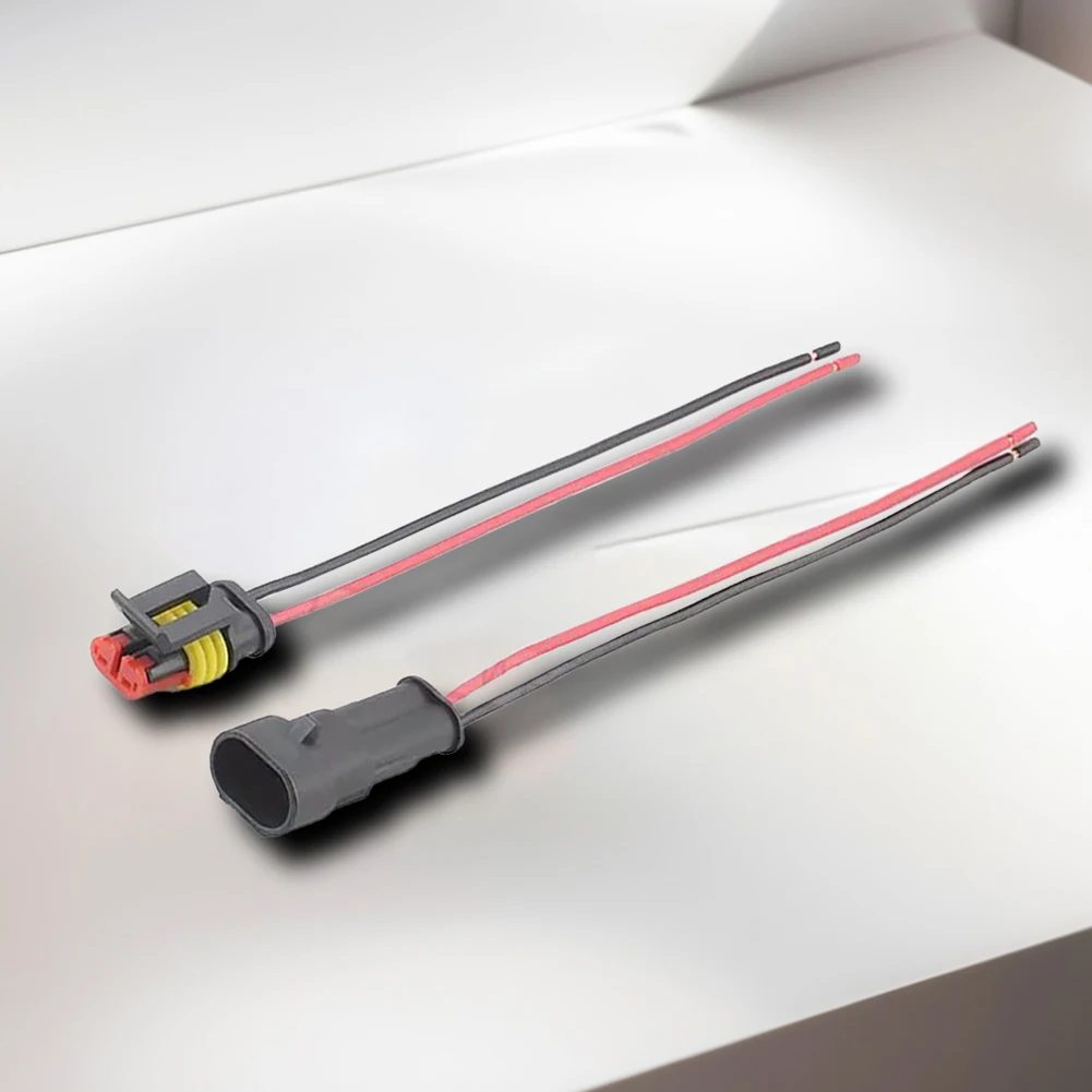 2 отверстия Водонепроницаемый Автомобильный Электрический провод разъем для