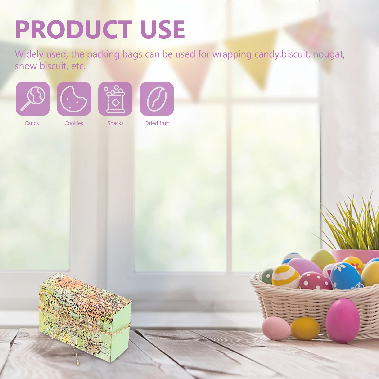 50 шт. конфетные коробки с картой мира | Подарочные и пакеты