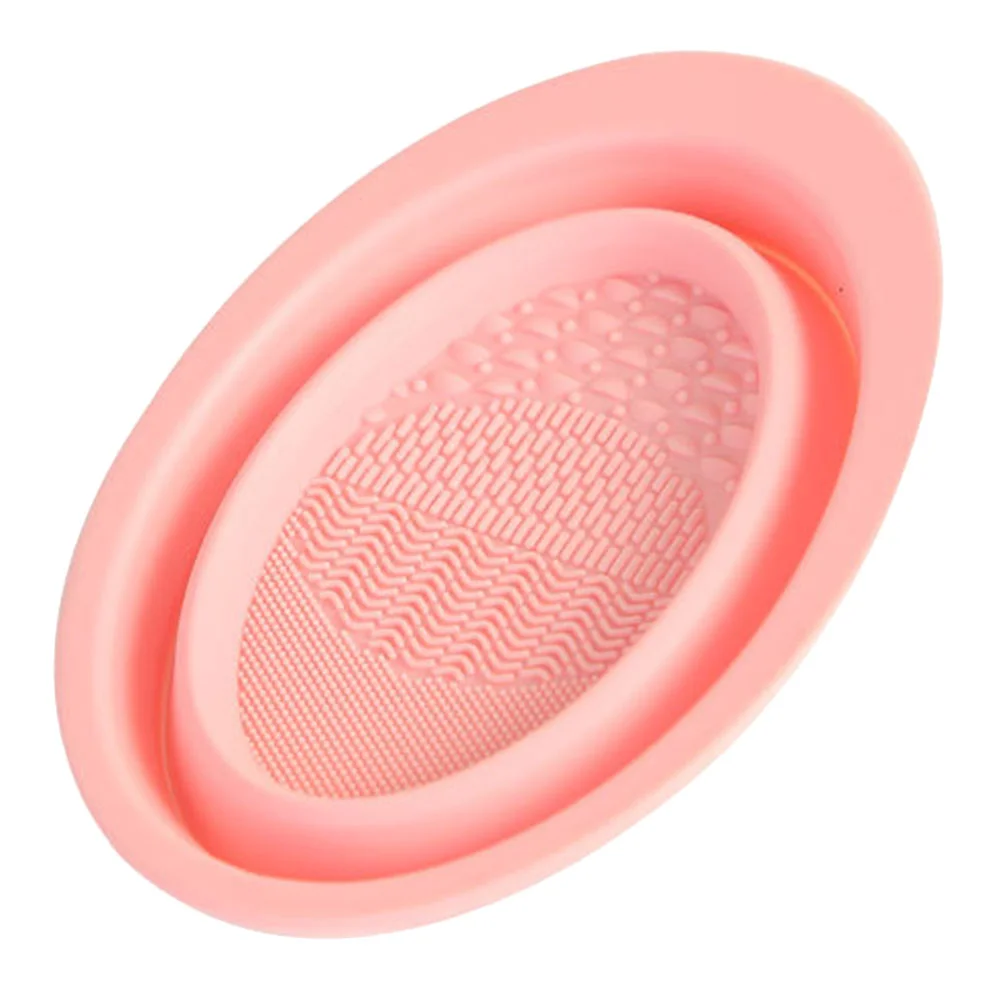 

Brush Makeup Cleaning Mat Scrubber Padtool Bowl Silicone Cleaner Cleanser Tools Washing Beautybrushes Make Cleansersrack Drying