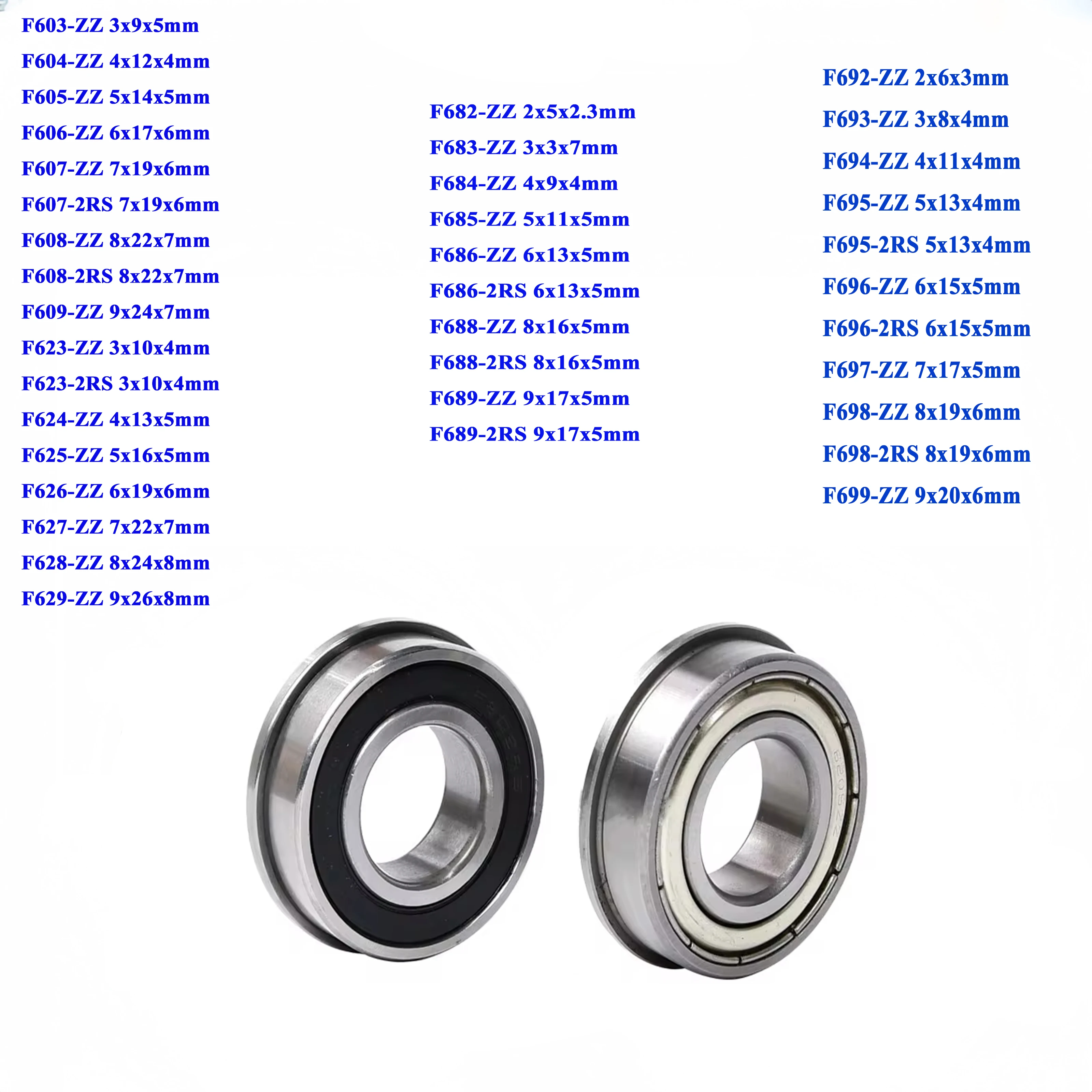 

Набор из 10 подшипников BAMBOOTOP Flange bearing