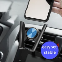 gravity car phone holder air vent mount smartphone gps support simple mobile phone stand for iphone xiaomi samsung