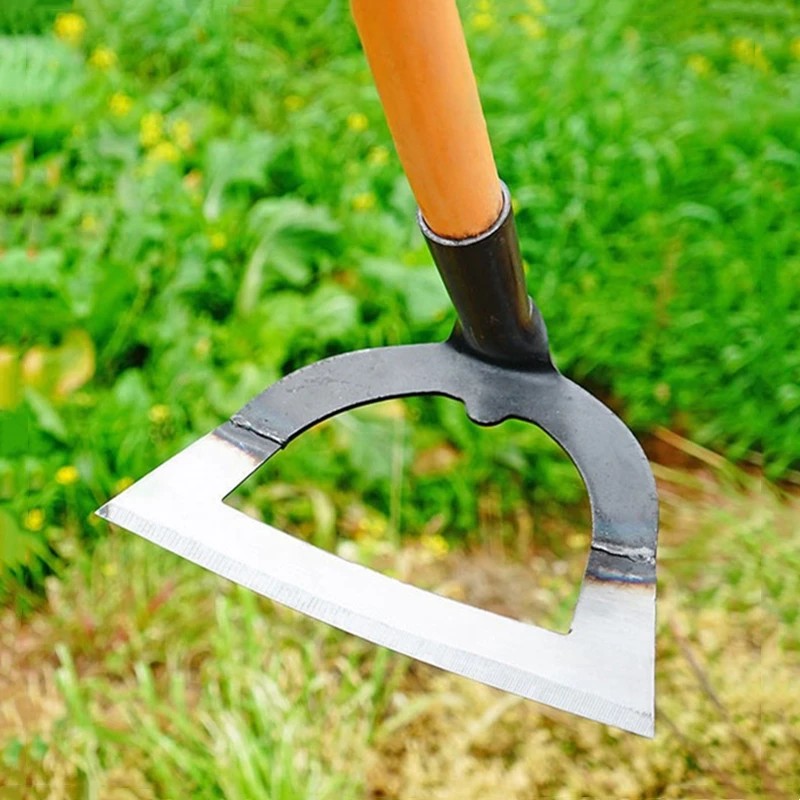 

Agricultural Hoes Weeding Rake Handheld Steel Hollow Hoe Planting Vegetable Gardening Loosening Soil Weeding Tools Drop shipping