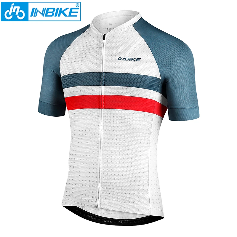 

Футболка INBIKE мужская с коротким рукавом, дышащая одежда для велоспорта, шоссейный велокостюм, лето 2023