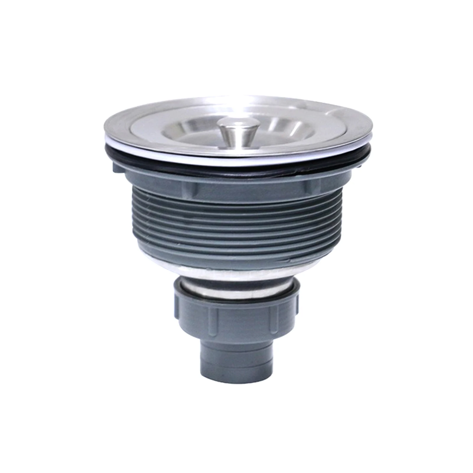 

Sink Drainer Household Kitchen Accessories Waste Basket Filter Removable Stainless Steel Deep Sealing Lid Strainer Assembly