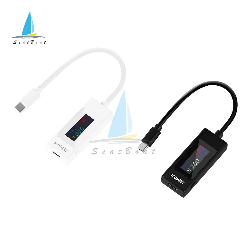 

LCD USB Voltage/Amps Charging Capacity Meter Tester Multimeter Tester Screen Current And Voltage Tester Bidirectional Tester