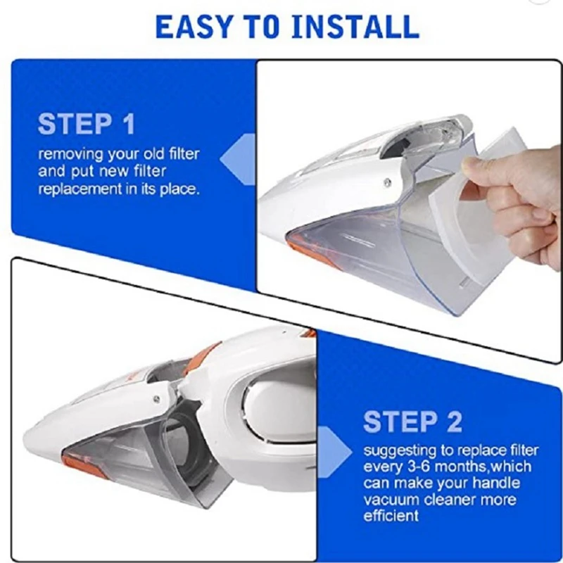 6 шт. Hepa-фильтр для VAX Gator H85-GA-B10 сменный запасной фильтр пылесоса