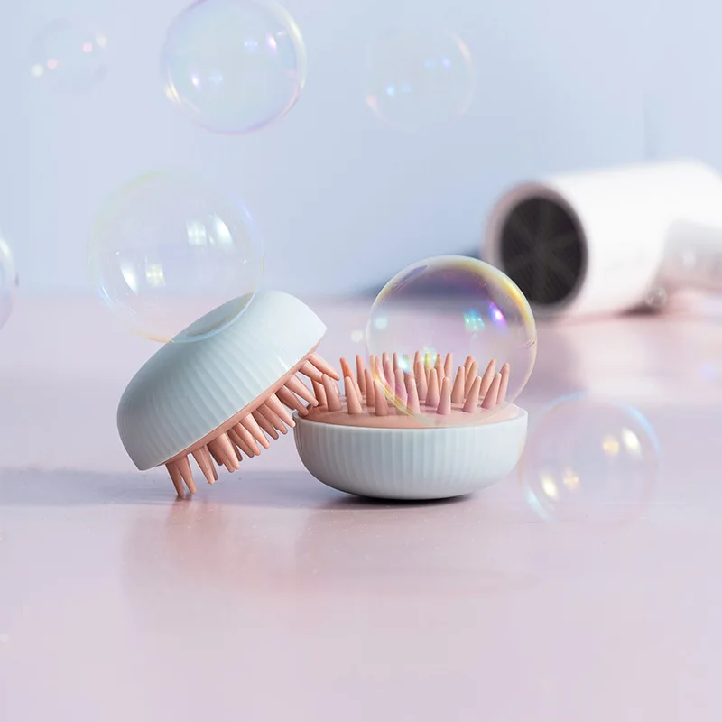 

Soft Head Massage Instrument Electroless Silicone Massage Comb Scalp Massager Shampoo Comb Head Care Scalp Spa Anti Itching