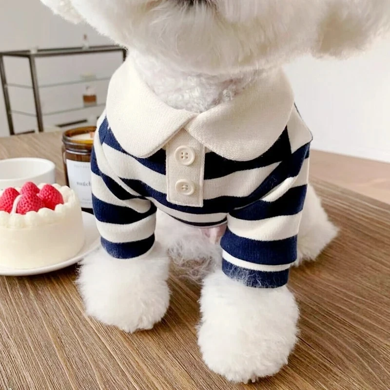 

Summer Dogs Shirt for Dogs Puppy Clothes Bichon Frise Small and Medium Dogs Chihuahua Stripe Dog Sweatshirt Dog Cooling Vest